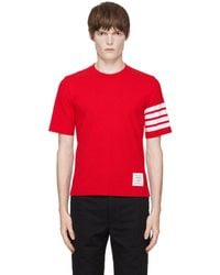 Thom Browne - Jersey 4-Bar Short Sleeve T-Shirt - Lyst
