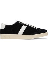 Tom Ford - Baskets Blake Noires En Suède - Lyst