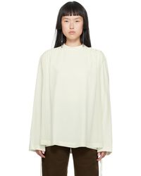 Lemaire - Off-white Soft Blouse - Lyst