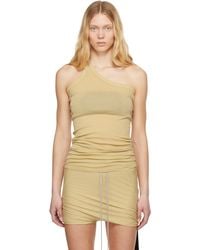 Rick Owens - Hollywood One Shoulder Tank Top - Lyst