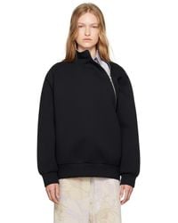 Dries Van Noten - アシンメトリー ジッパー スウェットシャツ - Lyst