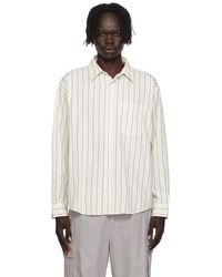 mfpen - Chemise Executive Blanc Cassé Exclusive À Ssense - Lyst