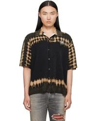 Amiri - Khaki Ma Patch Tie Dye Knit Shirt - Lyst