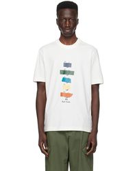 PS by Paul Smith - Off-white Graphic T-shirt - Lyst