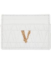 Versace - White Virtus Card Holder - Lyst