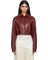 KHAITE - Sue Leather Jacket - Lyst