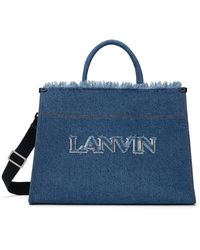 Lanvin - ブルー Inout トートバッグ - Lyst