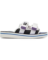 Suicoke Synthetic Multicolor Missoni Edition Moto Slides in Black | Lyst