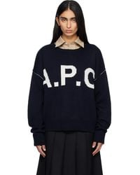 A.P.C. - Logo 'A.P.C' Sweater - Lyst