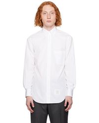 Thom Browne - White Classic Shirt - Lyst