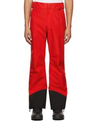 Mens Trousers Slacks and Chinos 3 MONCLER GRENOBLE Trousers 3 MONCLER GRENOBLE Dungaree-strap Snowboarding Trousers in Dark Navy for Men Slacks and Chinos Blue 