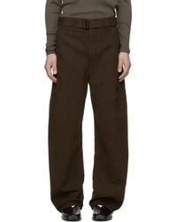 Lemaire - Twisted Belted Jeans - Lyst