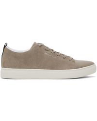PS by Paul Smith - Baskets lee taupe en suède - Lyst