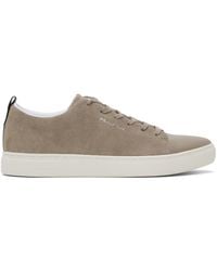 PS by Paul Smith - Taupe Suede Lee Sneakers - Lyst
