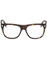 Fendi - Tortoiseshell Square Glasses - Lyst