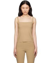 Birrot - Taupe Lay2 Tank Top - Lyst