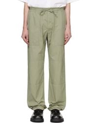 Bottega Veneta - Light Cotton Twill Trousers - Lyst
