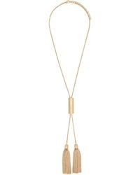 Balmain - Long Tassel Necklace - Lyst