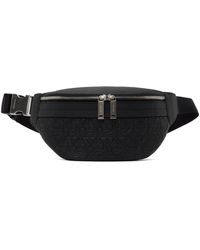 Ferragamo - Sac-ceinture noir à motif gancini - Lyst