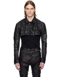 Julius - Cropper Mylar Denim Jacket - Lyst