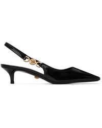 Versace - Chaussures à petit talon noires à méduse '95 - Lyst
