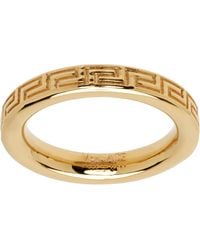 Versace - Greca Ring - Lyst