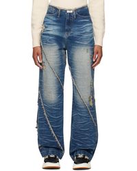 Adererror - Frayed Jeans - Lyst