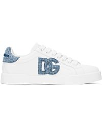Dolce & Gabbana - Calfskin Portofino Light Sneakers - Lyst