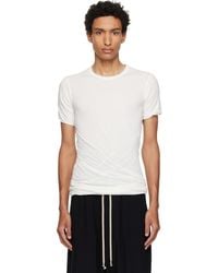 Rick Owens - Off- Tower Double S/S T-Shirt - Lyst
