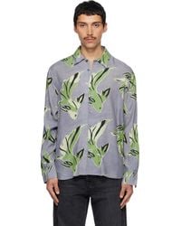 Paul Smith - 'Le Peche Fish' Print Viscose Shirt - Lyst