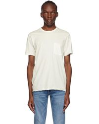 Rag & Bone - White Miles T-shirt - Lyst