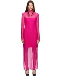 Givenchy - Pink 4g Maxi Dress - Lyst