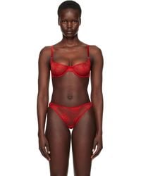 Fleur du Mal - Bouquet Lace Scooped Balconette Bra - Lyst