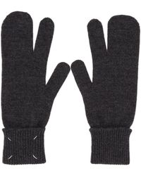 Maison Margiela Grey Tabi Gloves