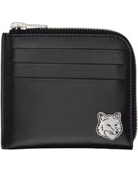 Maison Kitsuné - Fox Head Zipped Wallet - Lyst