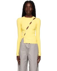 Paris Georgia Basics - T-shirt à manches longues lola jaune exclusif à ssense - Lyst