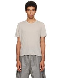 Rick Owens - Off- Concordians Short Level T-Shirt - Lyst