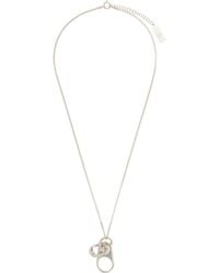 MM6 by Maison Margiela - Pop Tag Necklace - Lyst