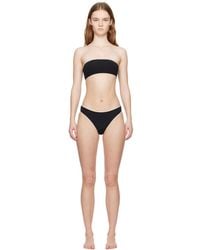 TOTEME - Stripe Edge Bikini Top - Lyst