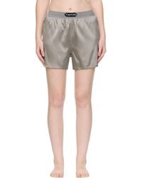 Tom Ford - Stretch Silk Satin Boxer Shorts - Lyst
