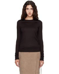 Studio Nicholson - Jersey Long Sleeve T-Shirt - Lyst
