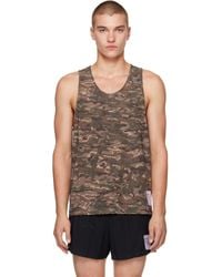 Satisfy - Khaki Space-O Running Top - Lyst