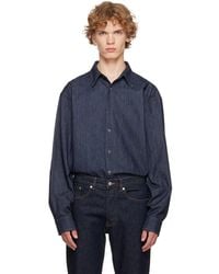 Dries Van Noten - Loose Denim Shirt - Lyst