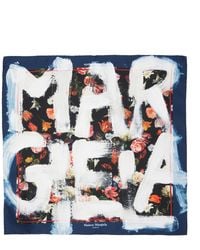 Maison Margiela - Printed Silk Foulard Scarf - Lyst