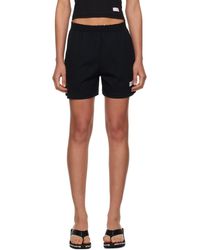 Alexander Wang - Black Relaxed-fit Shorts - Lyst