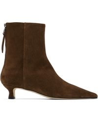 Aeyde - Zoe Suede Ankle Boots - Lyst
