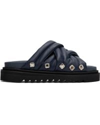Toga Virilis - Padded Leather Sandals - Lyst