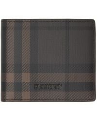 Burberry - City Check Bifold Wallet - Lyst