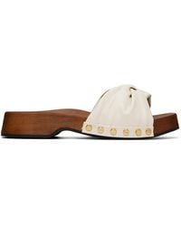 Ganni - Off- Tia Fairy Clog Sandals - Lyst