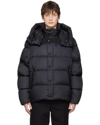 Burberry Grey Monogram Puffer Down Dalston Jacket in Red